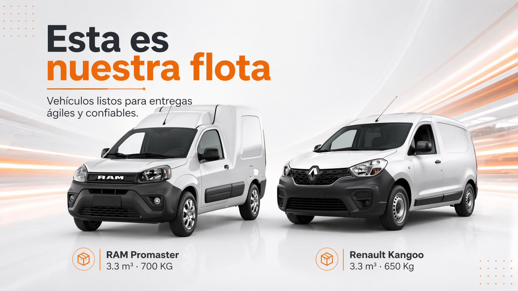 Flota de repartidores VanGo